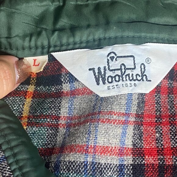 Vintage Woolrich Mens Multicolor Plaid Long Sleeve Button Front Shirt Size Large - Picture 4 of 8